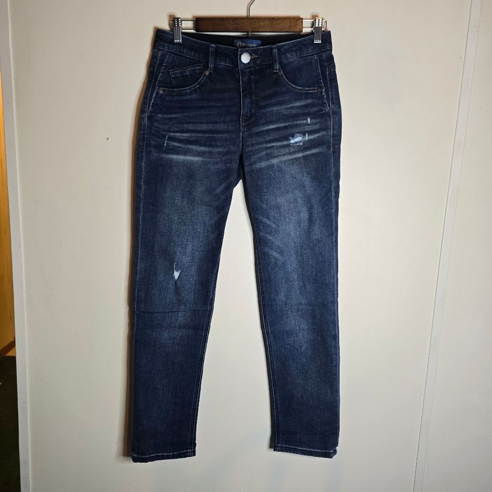 Democracy "Ab"solution Skinny Jeans Distressed Womens Size 6
